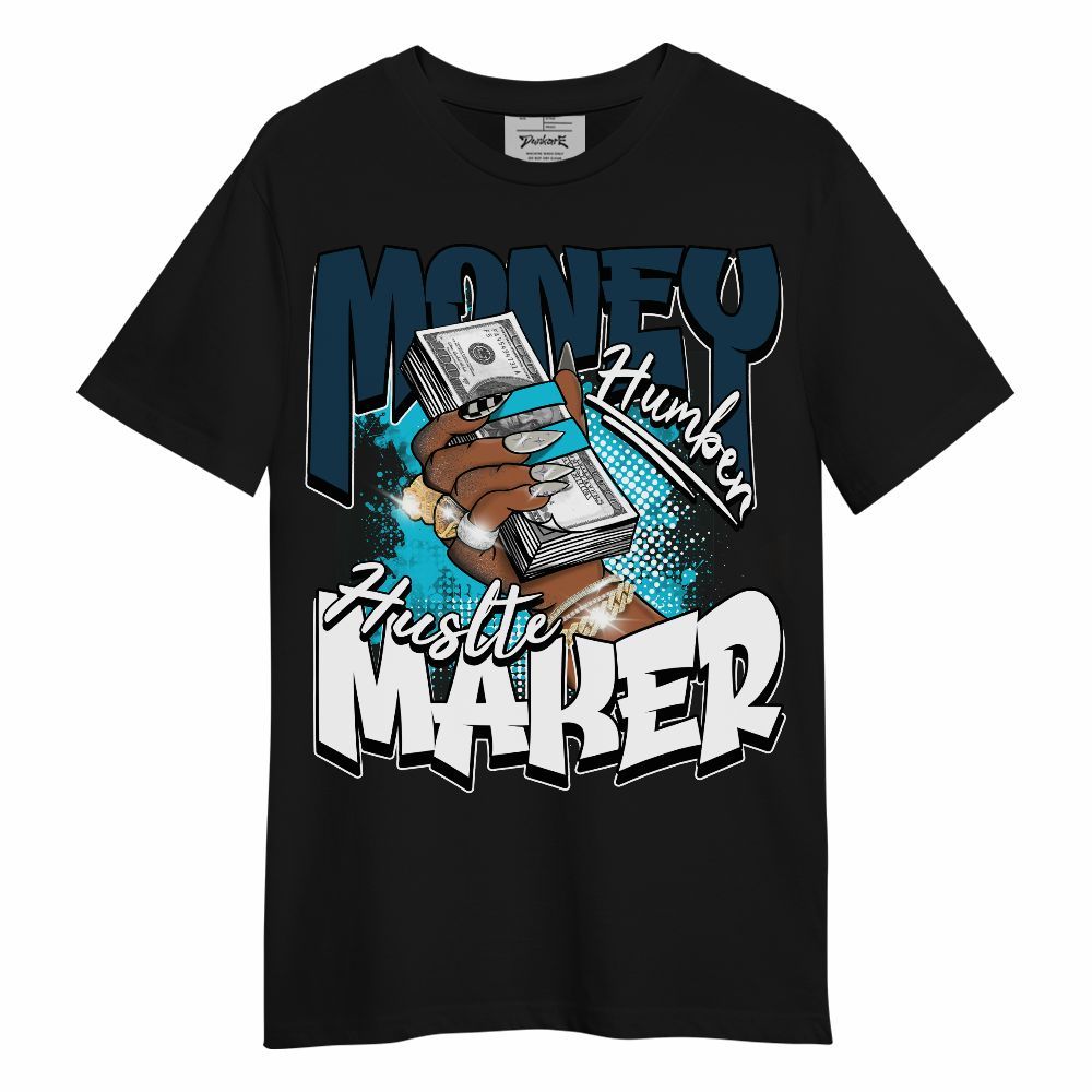 Shirt To Match Air Navy Baltic Blue - Money Maker Retro Matching Unisex Shirt