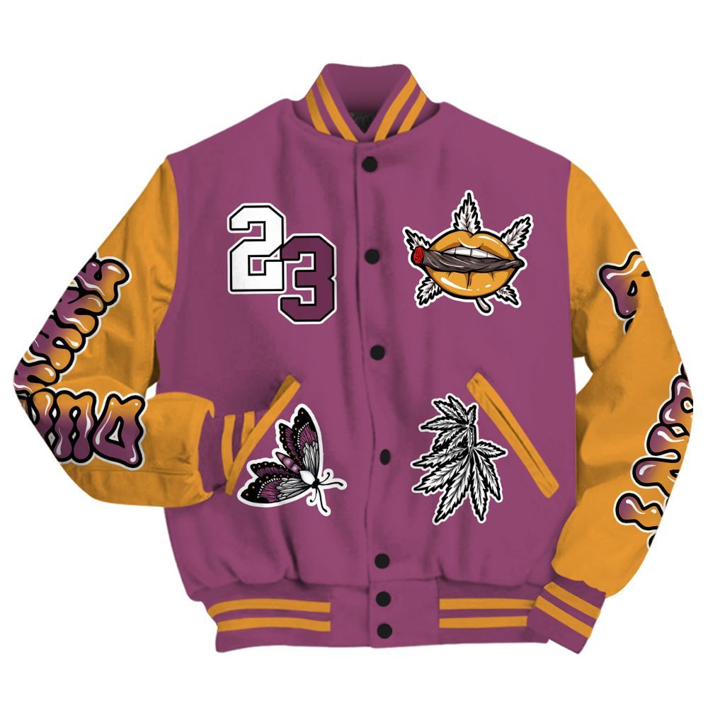 Varsity Jacket To Match High OG Brotherhood 1s - Bluntz Unique All Over Print
