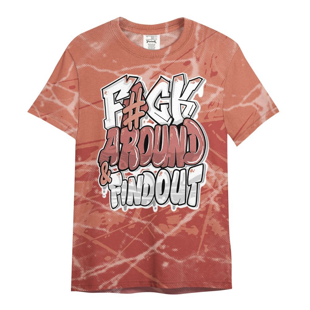 Shirt To Match Dune Red 13s - F Around Find Out Graphic Profound All Over Print