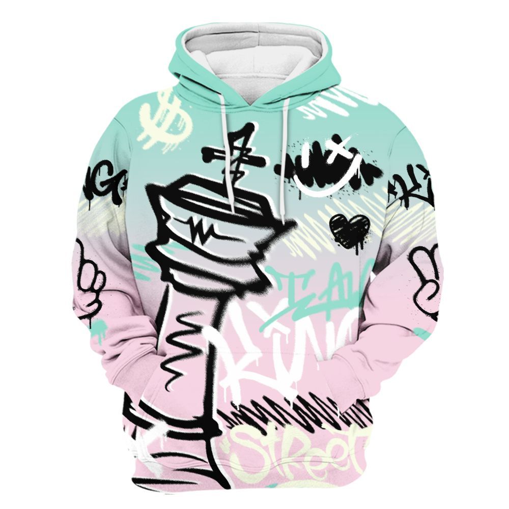 Hoodie To Match Retro Easter 5s - Street King Chess Streetwear All Over Print