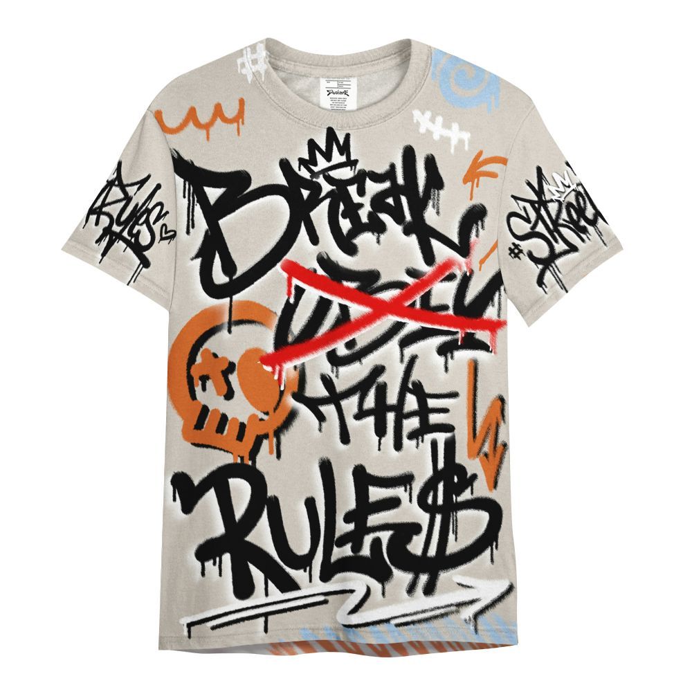Shirt To Match SE Craft 5s - Break Rules Streetwear All Over Print