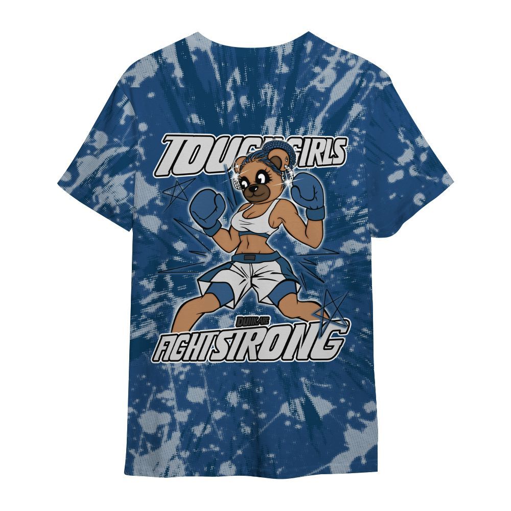 Shirt To Match High OG Midnight Navy 1s - Gritty Girls Bear Luxury All Over Print