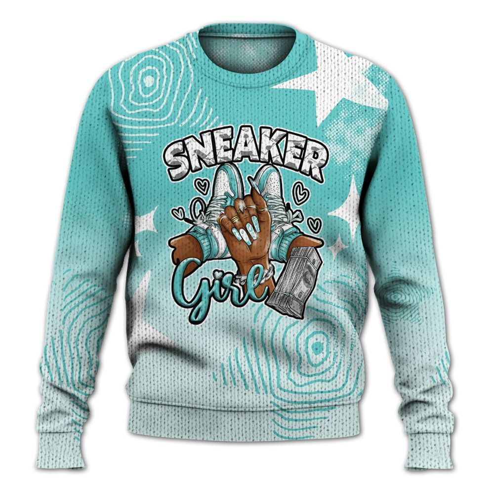 Sweater To Match KD 4 Easter Mint Candy - Sneakerz Girlz Unique Starz Graphic