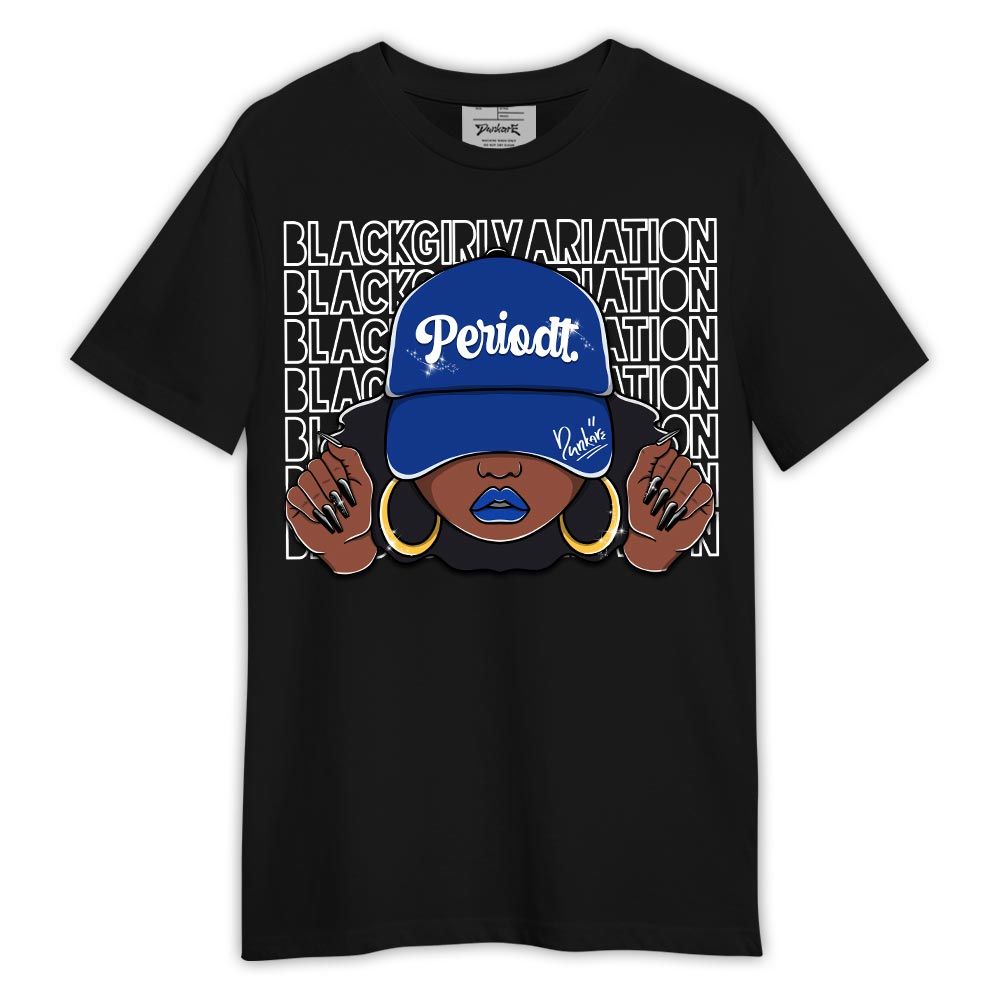Shirt To Match Air Foamposite One Royal - Black Girl Variation Shirt Outfit