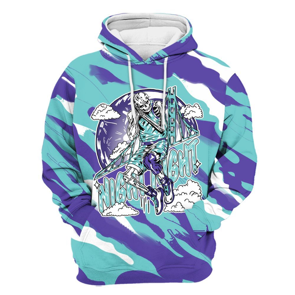 Hoodie To Match Low Hornets 1s - Seeya Skeleton Colored All Over Print