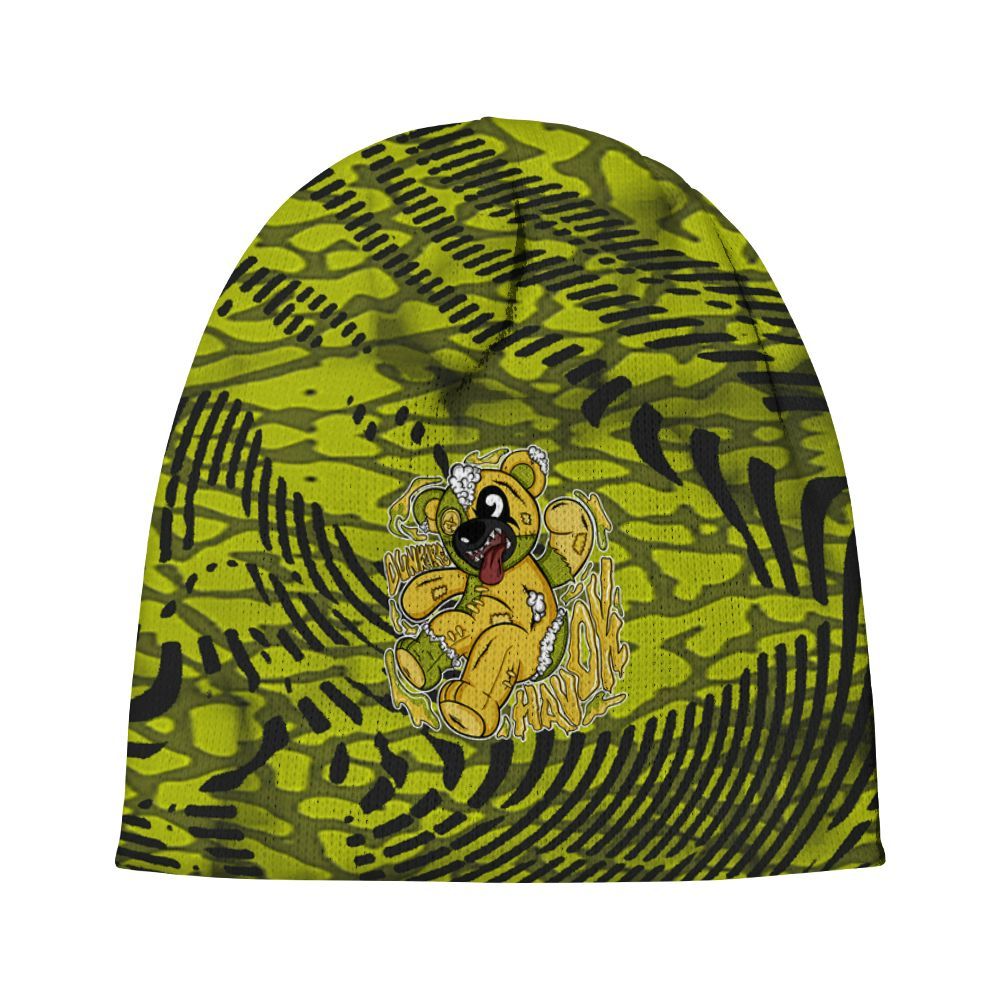 Beanie Hat To Match Dunk Low QS Halloween Skull - Havok Bear Graphic