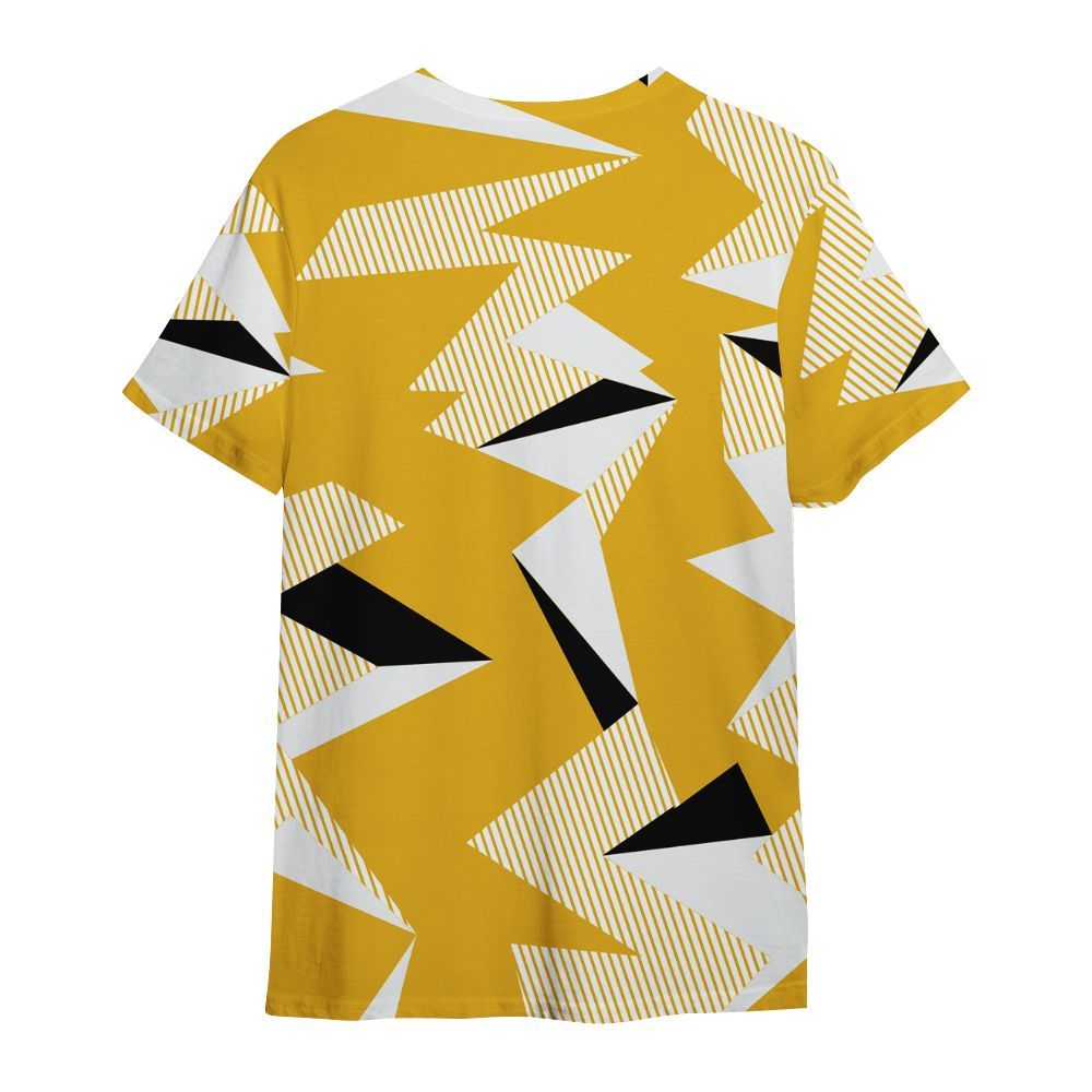 Shirt To Match Vivid Sulfur 4s - Geometric Camouflage Pattern All Over Print