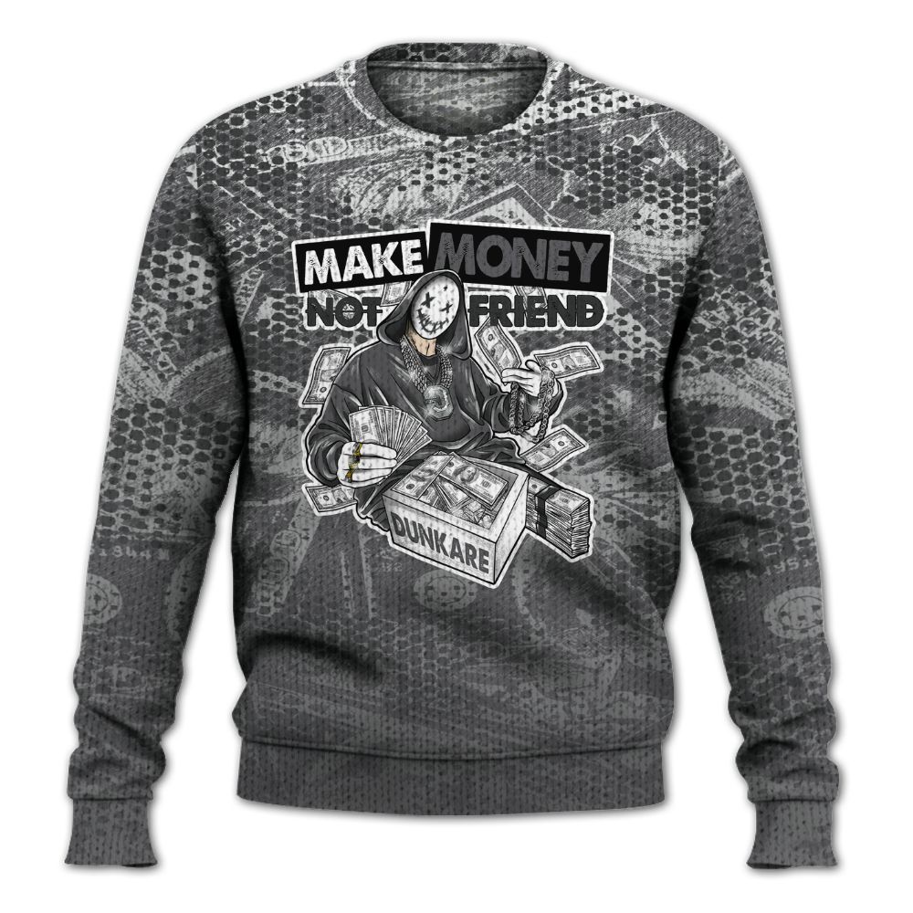 Knitted Sweater To Match White Thunder 4s - Make Moneys Unique