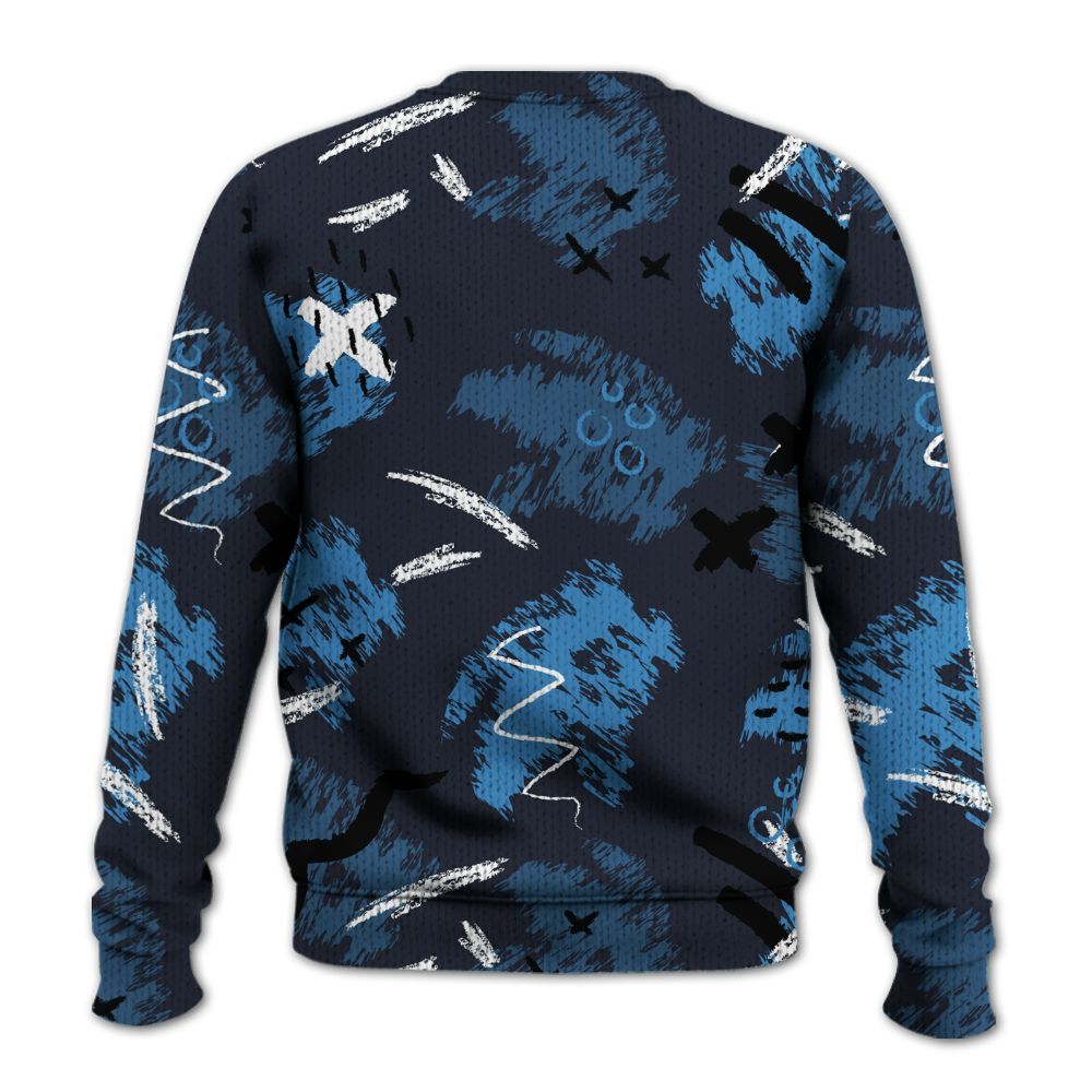 Knitted Sweater To Match Low OG Obsidian 1s - Real Ones Move In Streetwear