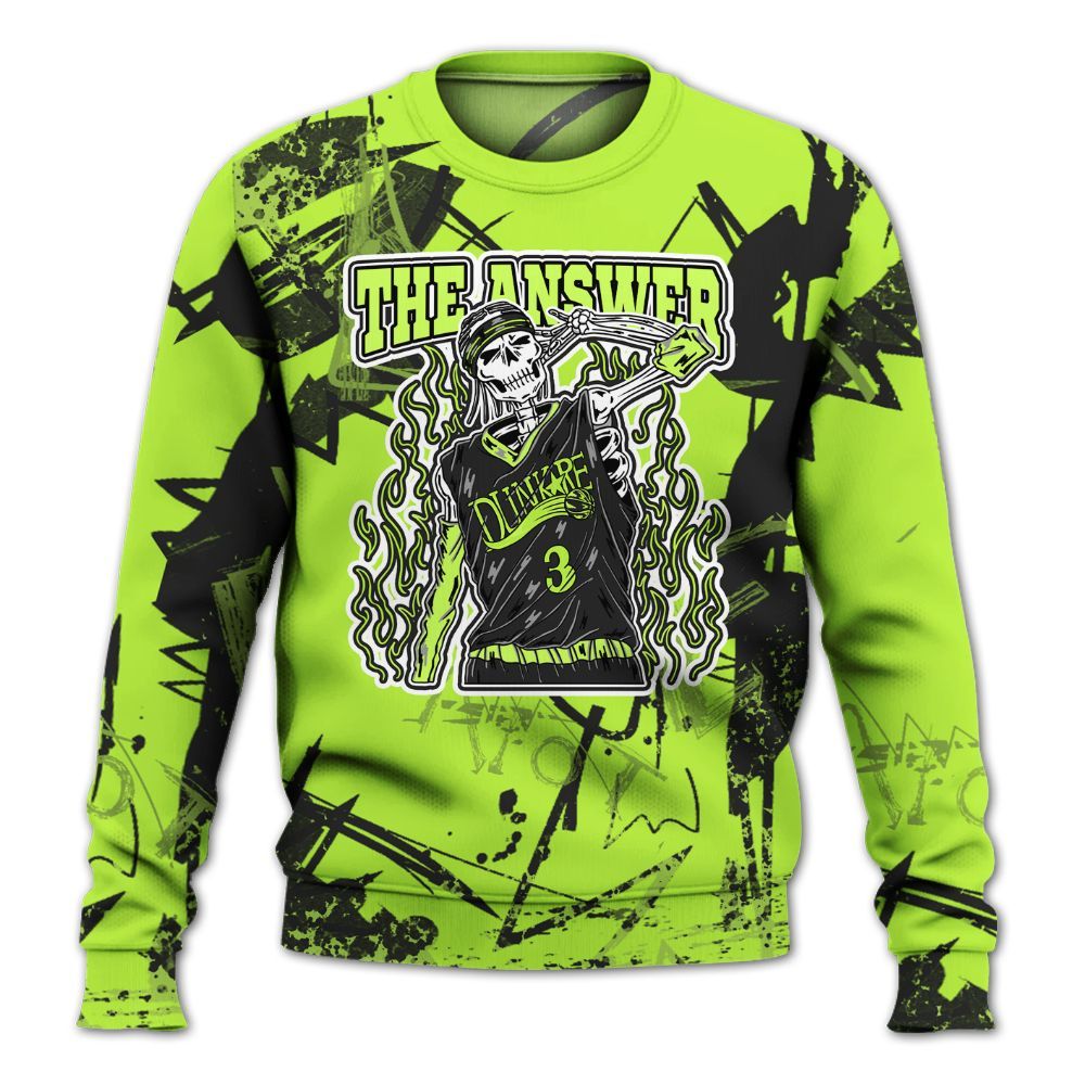 Sweatshirt To Match Air Force 1 Low Dance Volt - Allen Answer Skeleton Messyz All Over Print