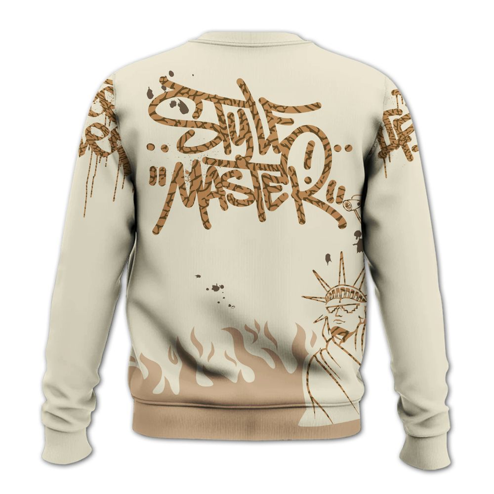 Sweatshirt To Match Orewood Brown 3s - Graphic Fck Around Find Out All Over Print