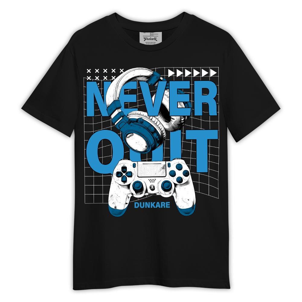 Shirt To Match Shirt Never Out Game Play, Powder Blue 9s T-- To Match Sneaker Powder Blue 9s Graphic Tee 2404 LTRP
