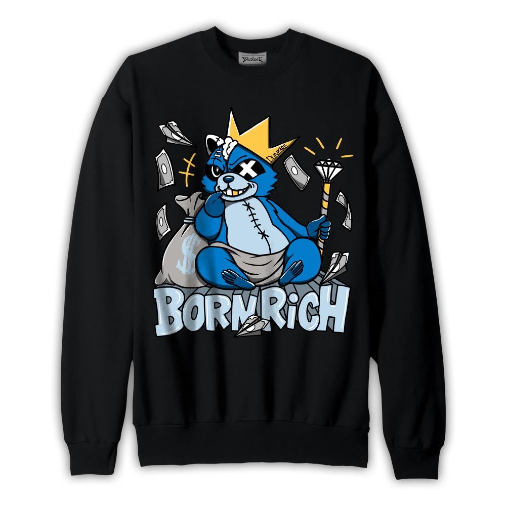 Sweatshirt To match Sweatshirt Born Rich Raccoon, Military Blue 4s Sweatshirt To Match Sneaker 2404 DNY