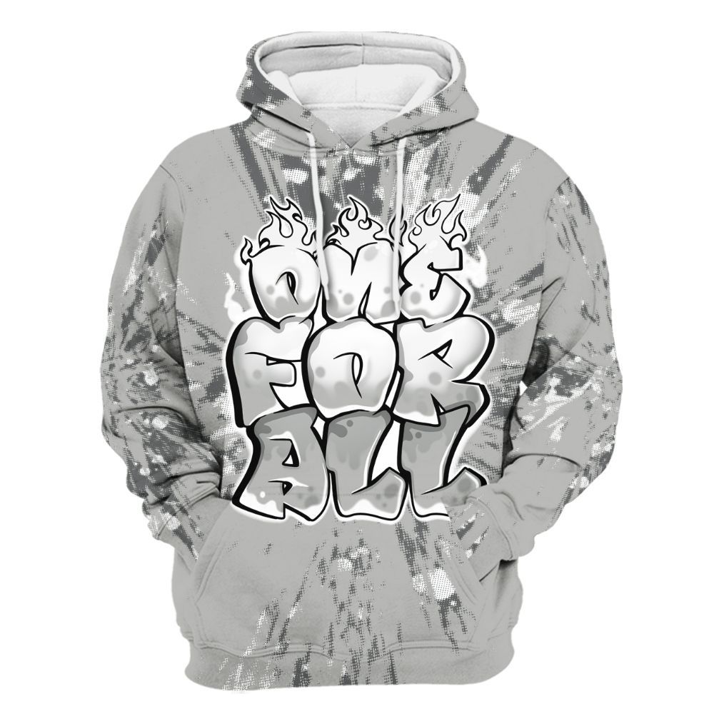 Hoodie To Match Retro Wet Cement 4s - Ones For All Graphic Luxury All Over Print