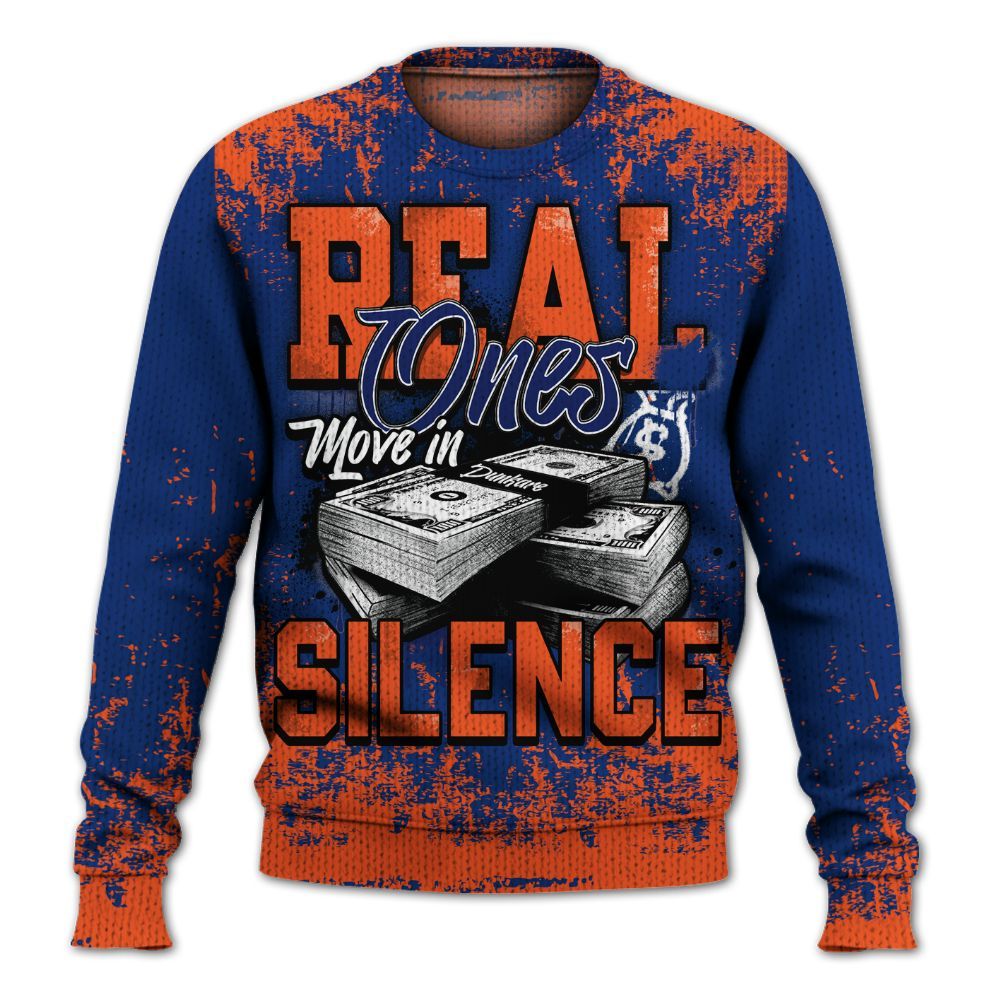 Knitted Sweater To Match Suede GS League - Move In Silence Money Street Retro