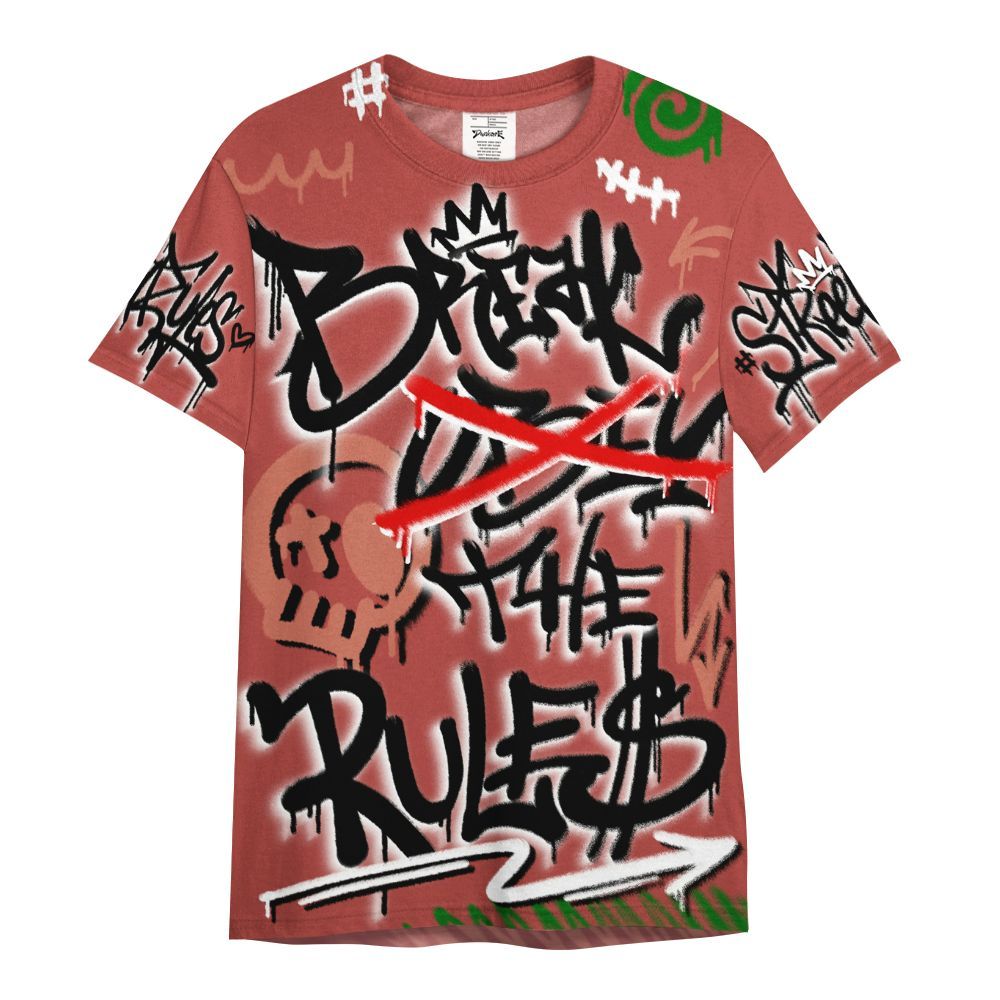 Shirt To Match Dune Red 13s - Break Rules Streetwear All Over Print