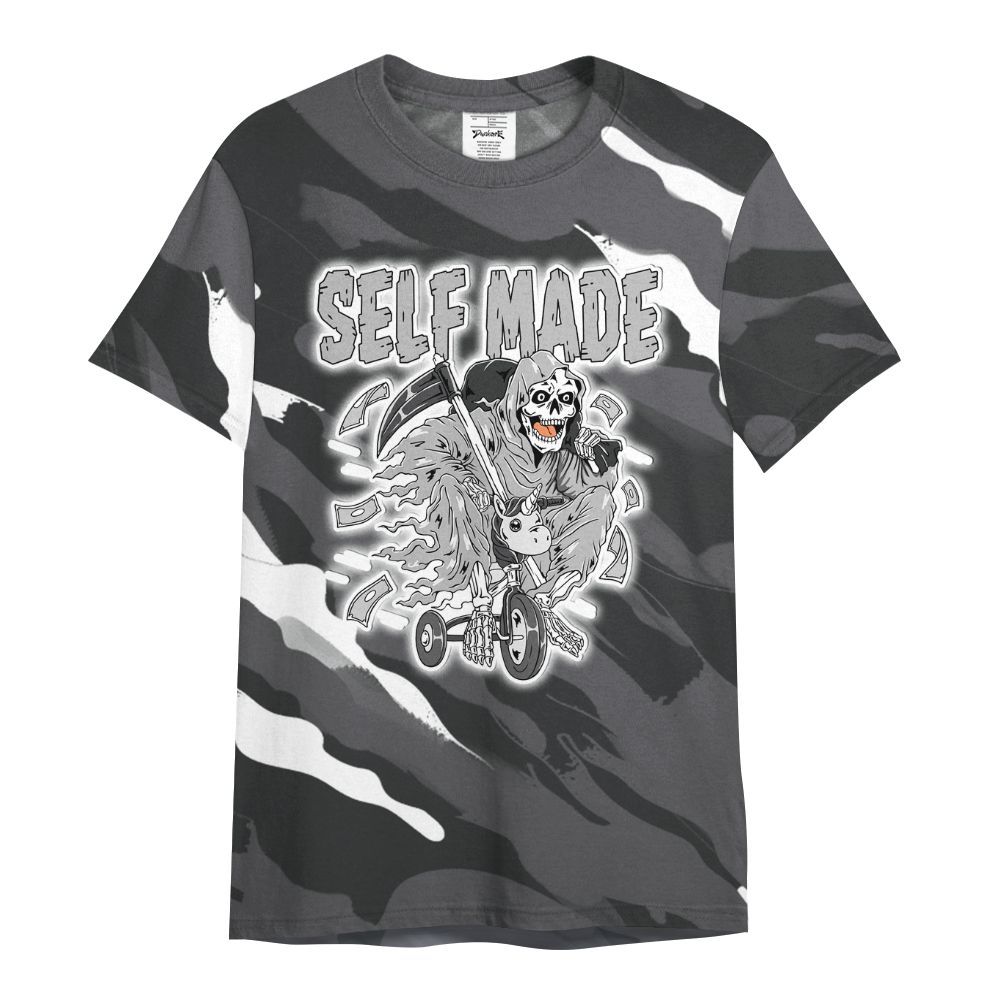 Shirt To Match White Thunder 4s - Self Make Skeleton Colored All Over Print