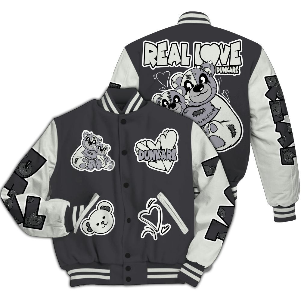 Varsity Jacket To Match Fear 4s - Sincere Fondness Bear All Over Print