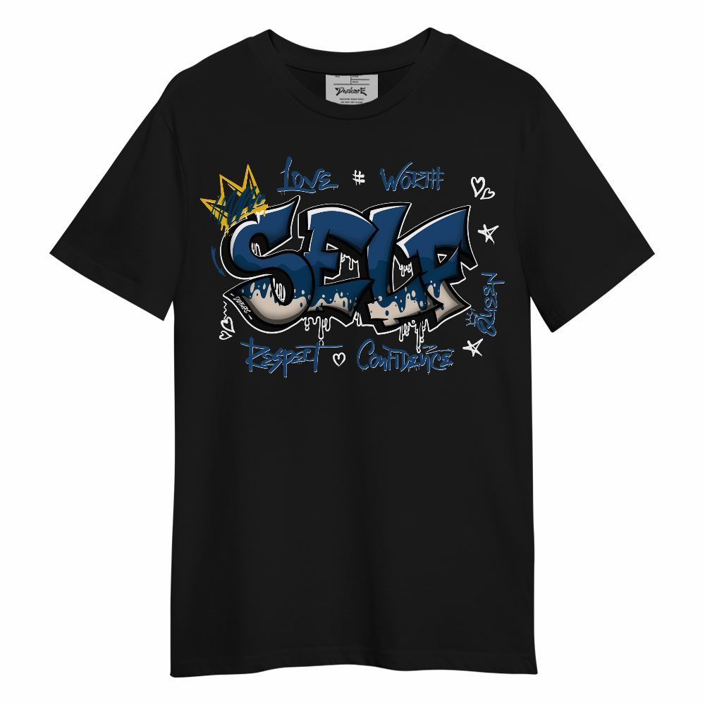 Shirt To Match High OG Midnight Navy 1s - Love Queen Self Unisex Shirt