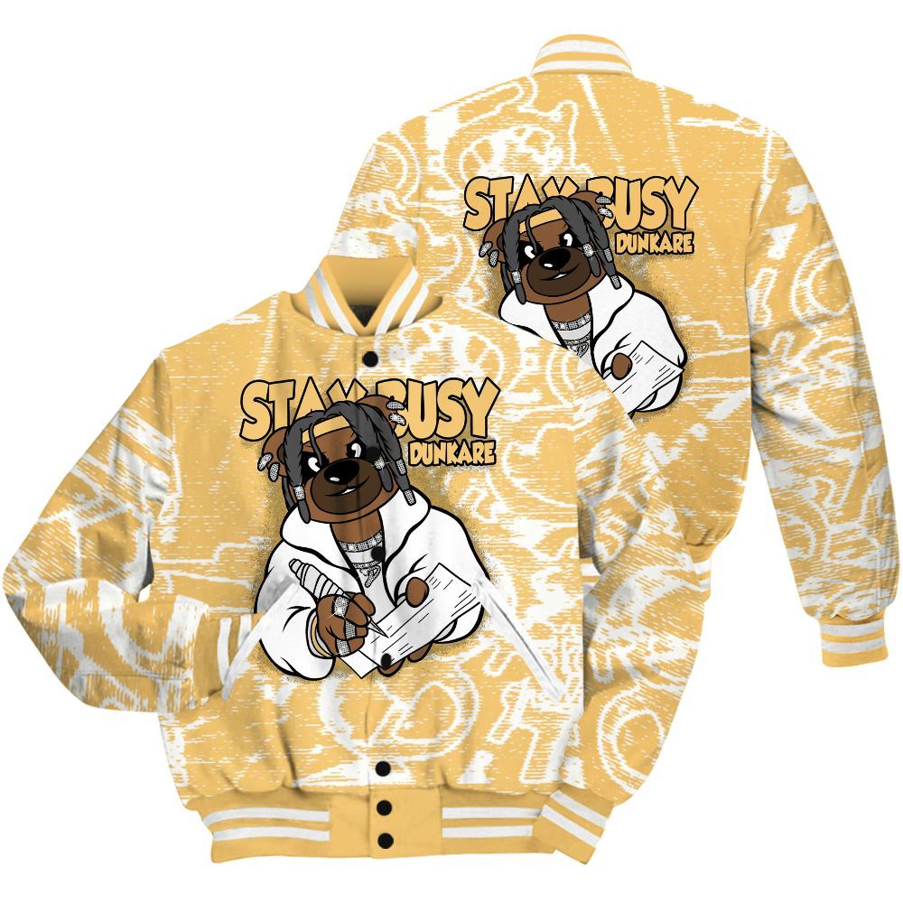 Varsity Jacket To Match Craft Paris 6s Shirt - Maintain Activity Bear Avant-Garde All Over Print