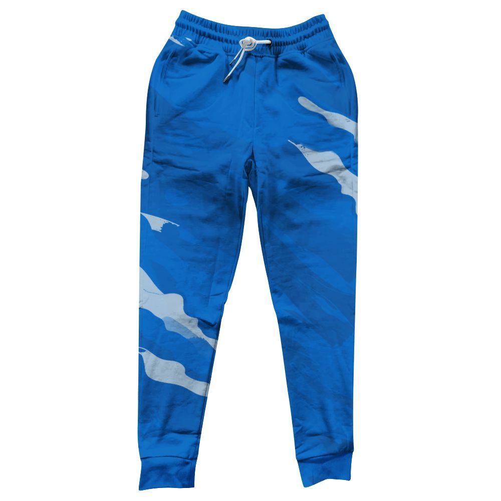 Sweatpant To Match Blueberry 12s - Colored All Over Print