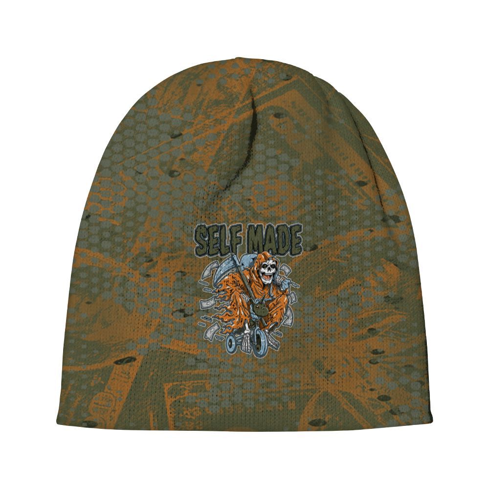 Beanie Hat To Match Olive 5s - Self Make Skeleton Banknotes Art Graphic