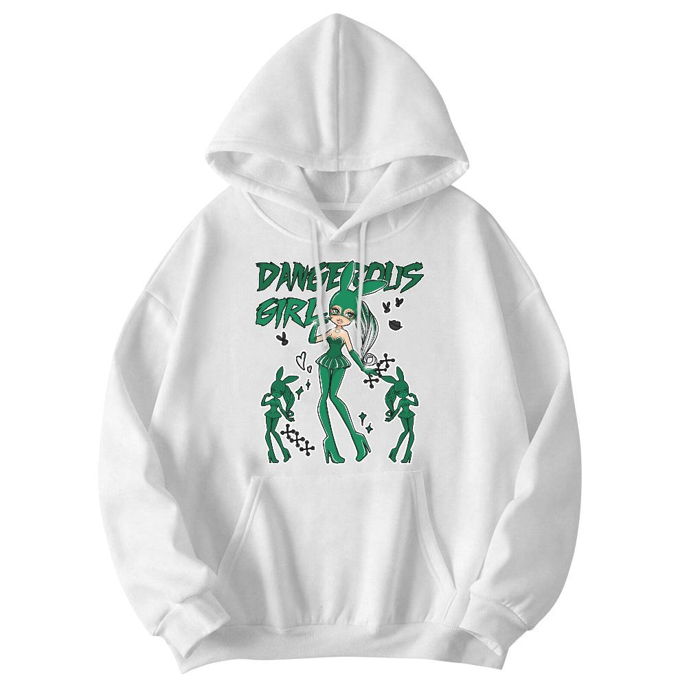 Sweatshirt To Match Mid Lucky Green 1s - Dangerous.Girl Graphic