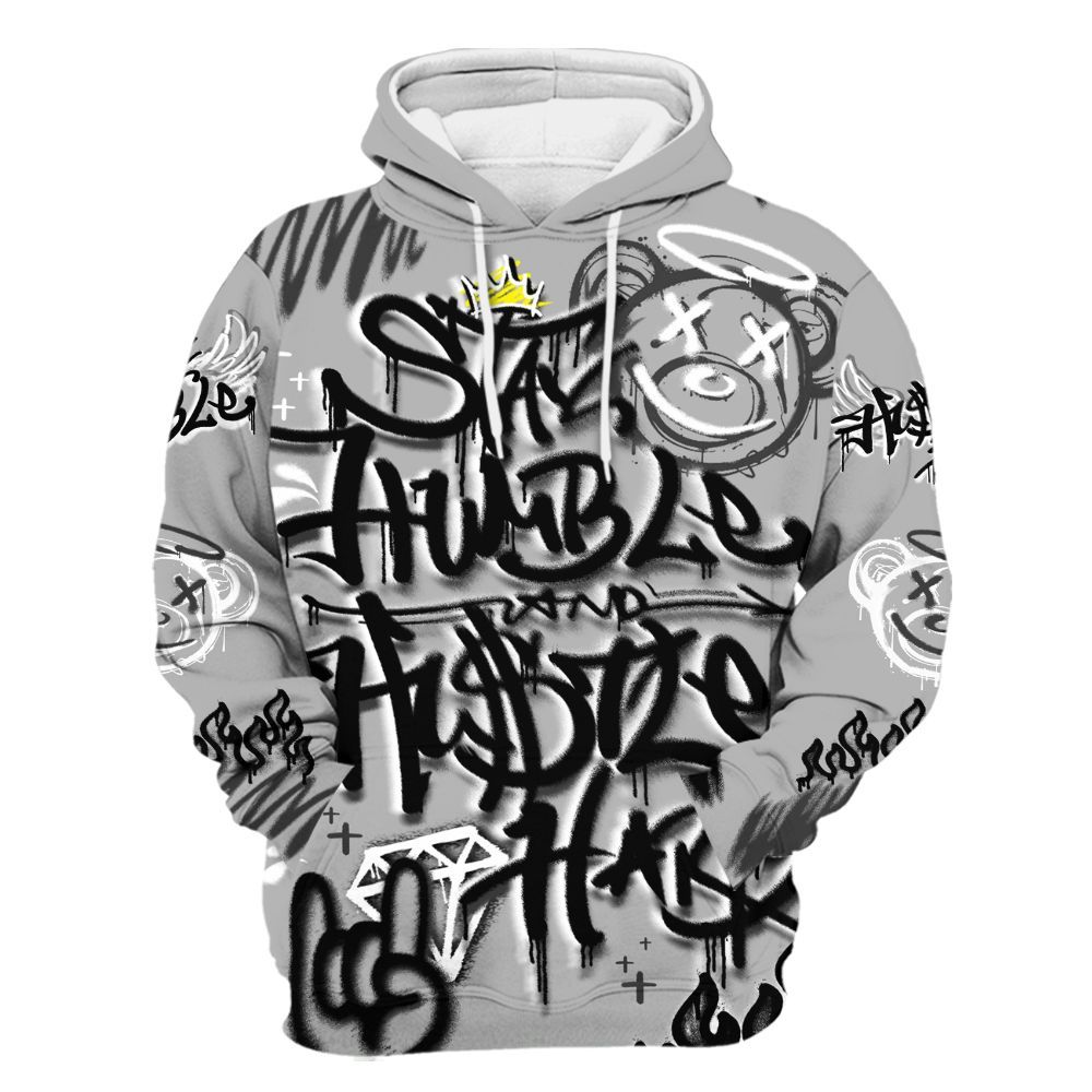 Hoodie To Match NOCTA Black 2s - Humble Drip Streetwear Graffity All Over Print