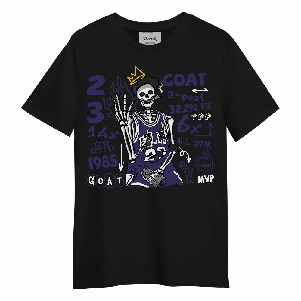 Shirt To Match Retro Court Purple 13s - Number 23 G.0.A.T Streetwear Unisex Shirt