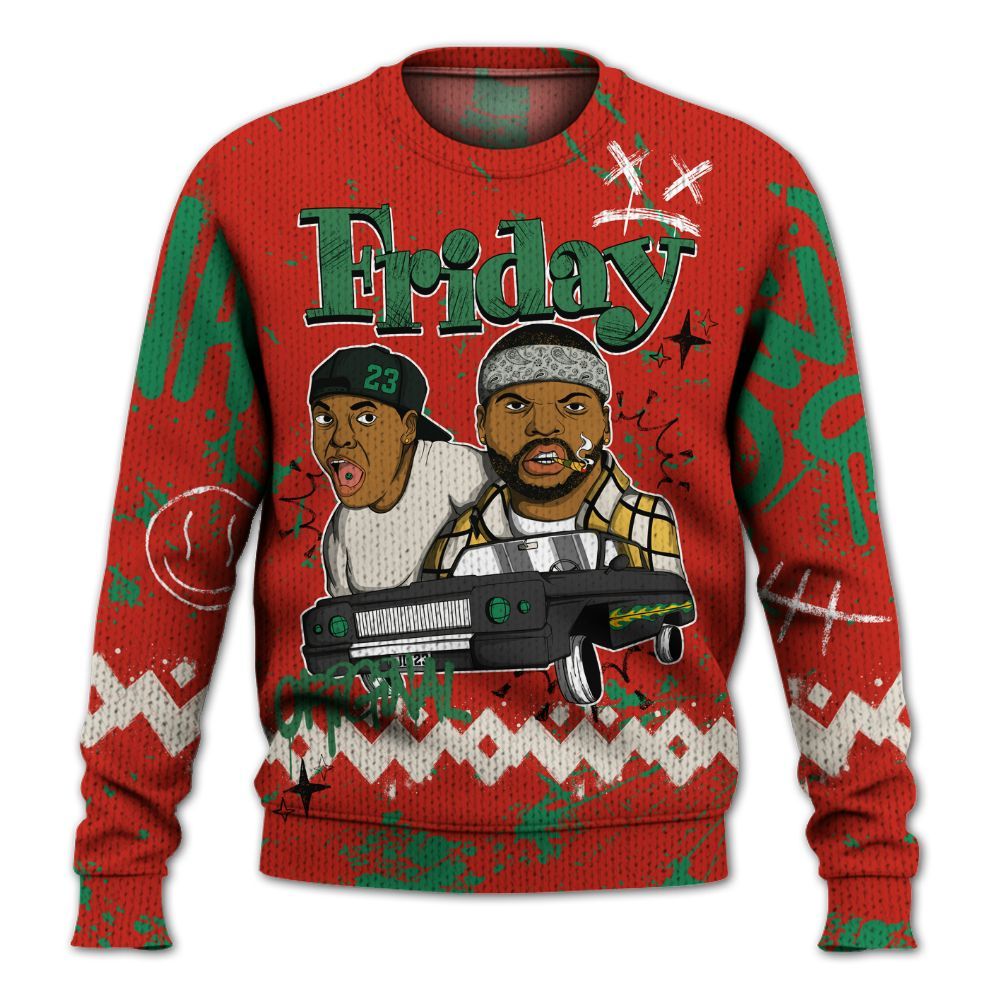 Sweater To Match Retro El Vuelo 3s Shirt, Friday Sneaker Crayon Graphic