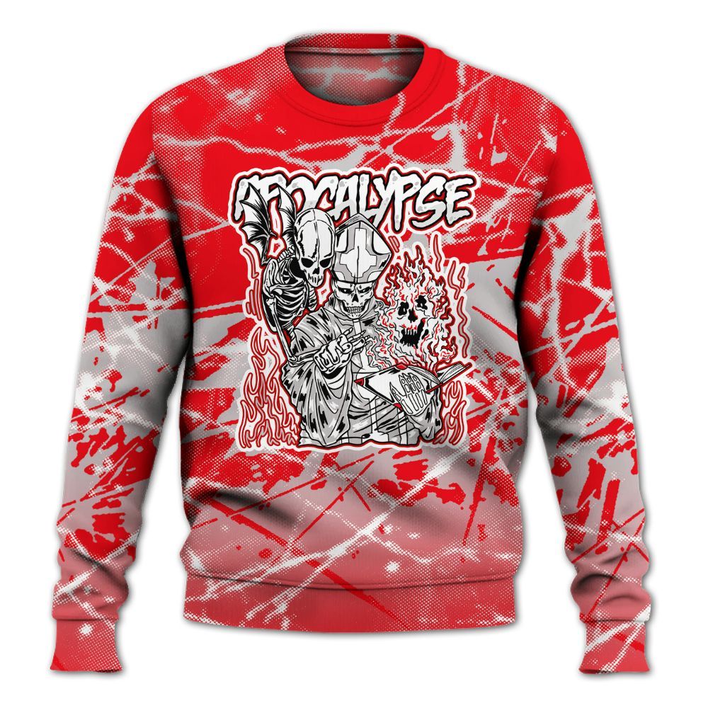 Sweatshirt To Match Air Max 1 Low Poly - Apocalypse Skeleton Profound All Over Print