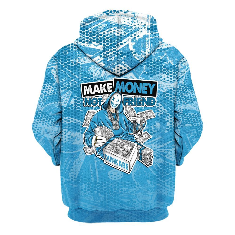 Hoodie To Match Powder Blue 9s - Make Moneys Unique All Over Print