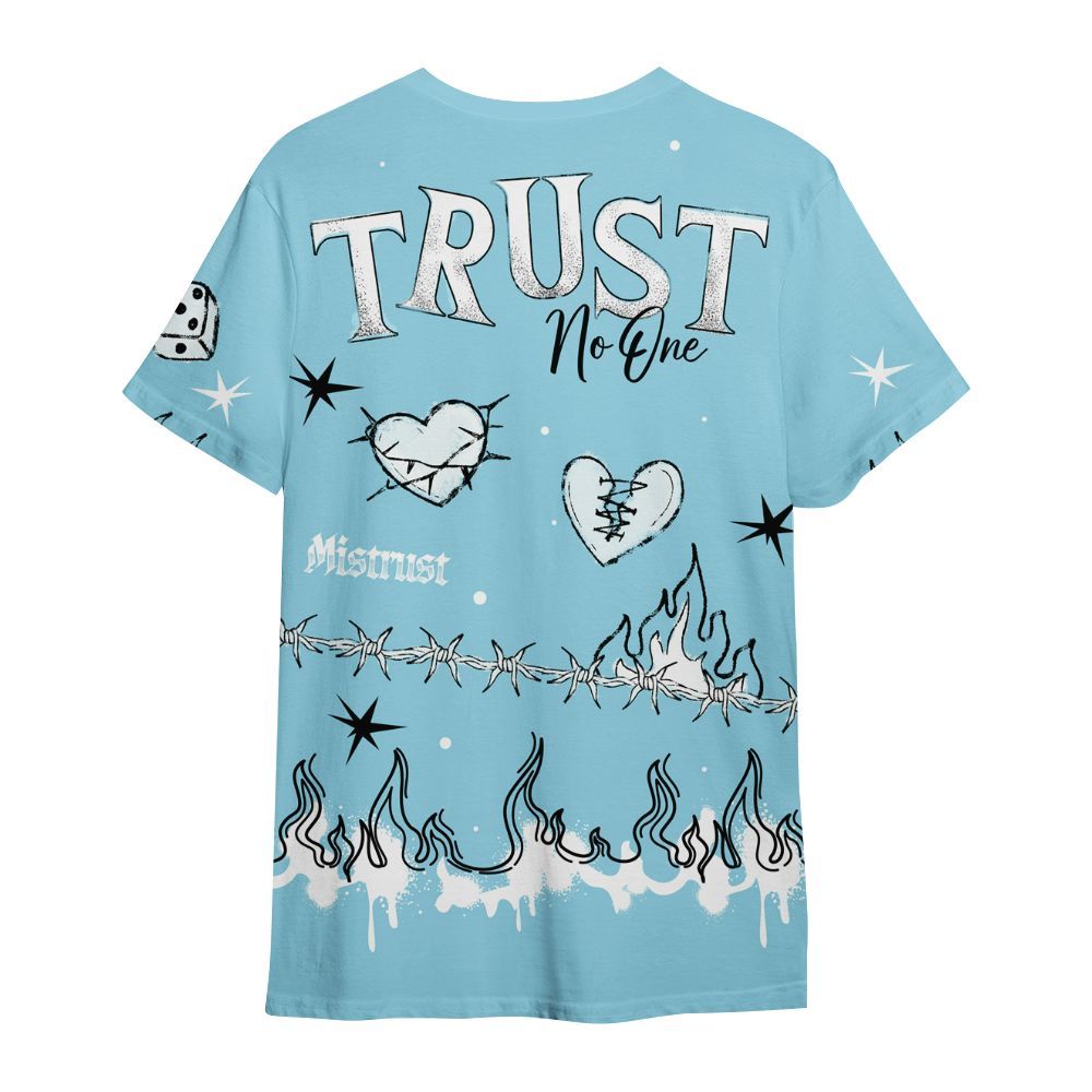 Shirt To Match Dunk High Homer Simpson - Trust No One Snake-Bite Doodle Crayon All Over Print