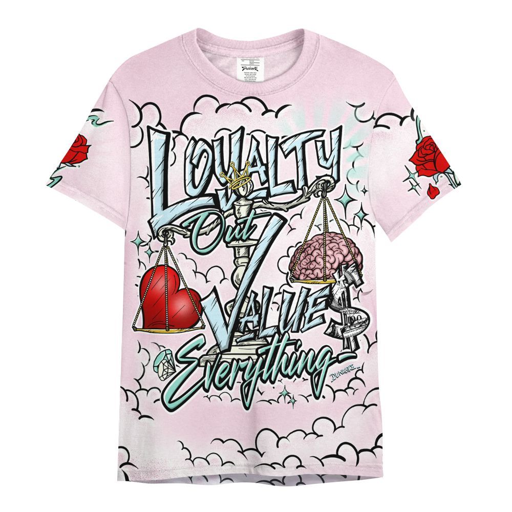 Shirt To Match Retro Easter 5s - Loyalty Wins Everything All Over Print
