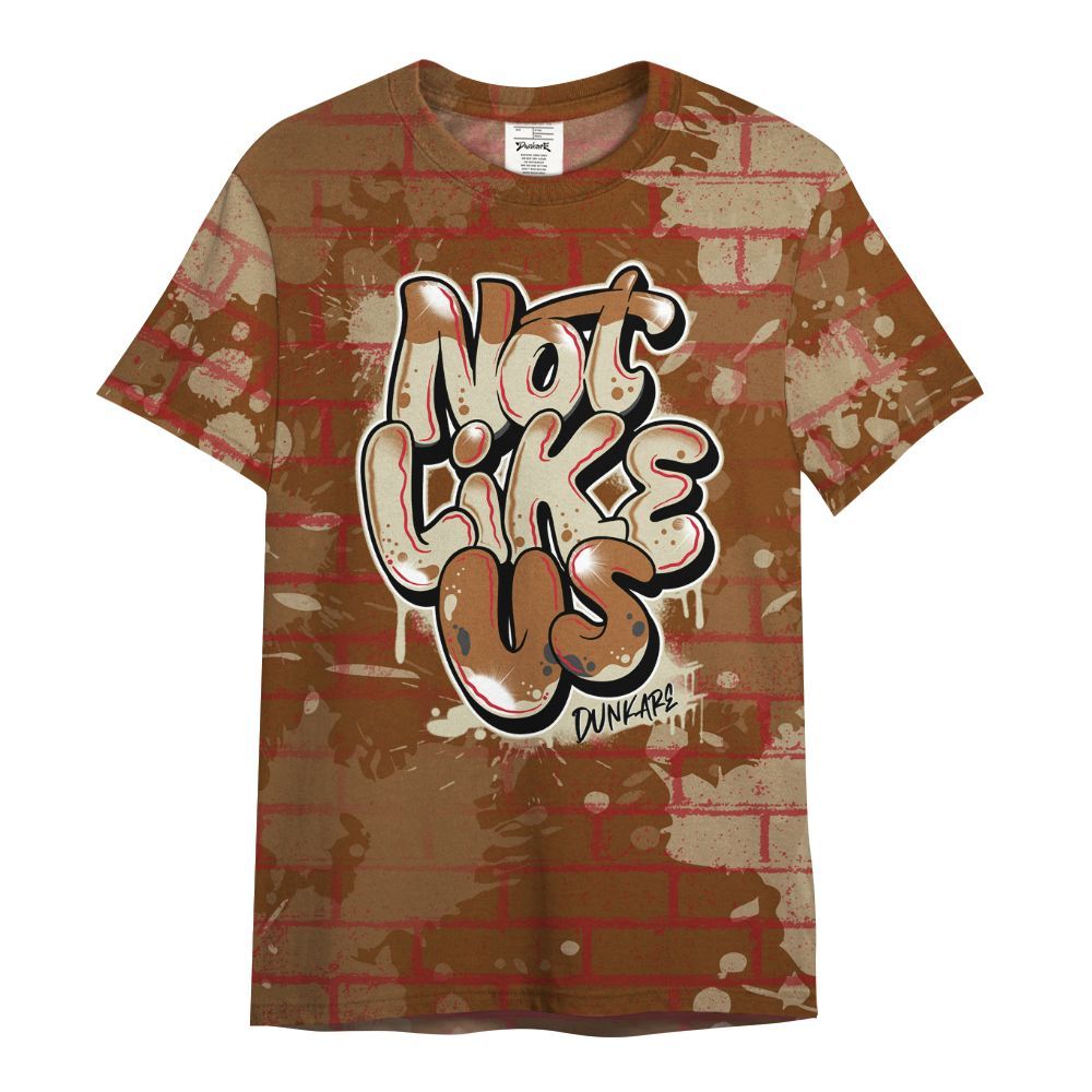 Shirt To Match Archaeo Brown 5s - None Like Us Graphic Brick Art All Over Print