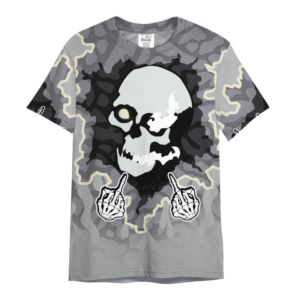 Shirt To Match Cement Grey 3s - F Around Find Out Graphic Trapped All Over Print