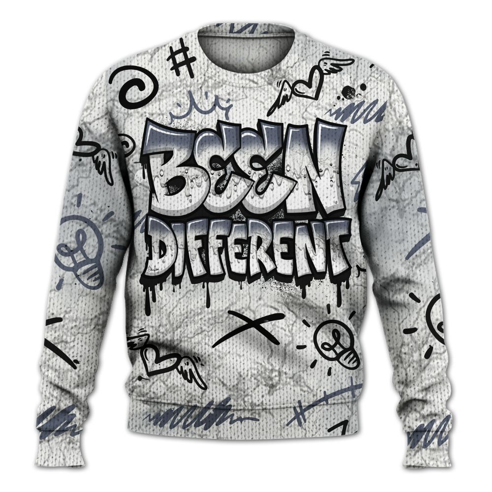 Knitted Sweater To Match Air Foamposite Jin Kazama - Drip Been Di2ferent