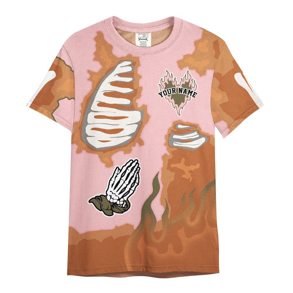 Shirt To Match SB Dunk Low Red Stardust - Dislike Us Graphic Burning Custom Name All Over Print