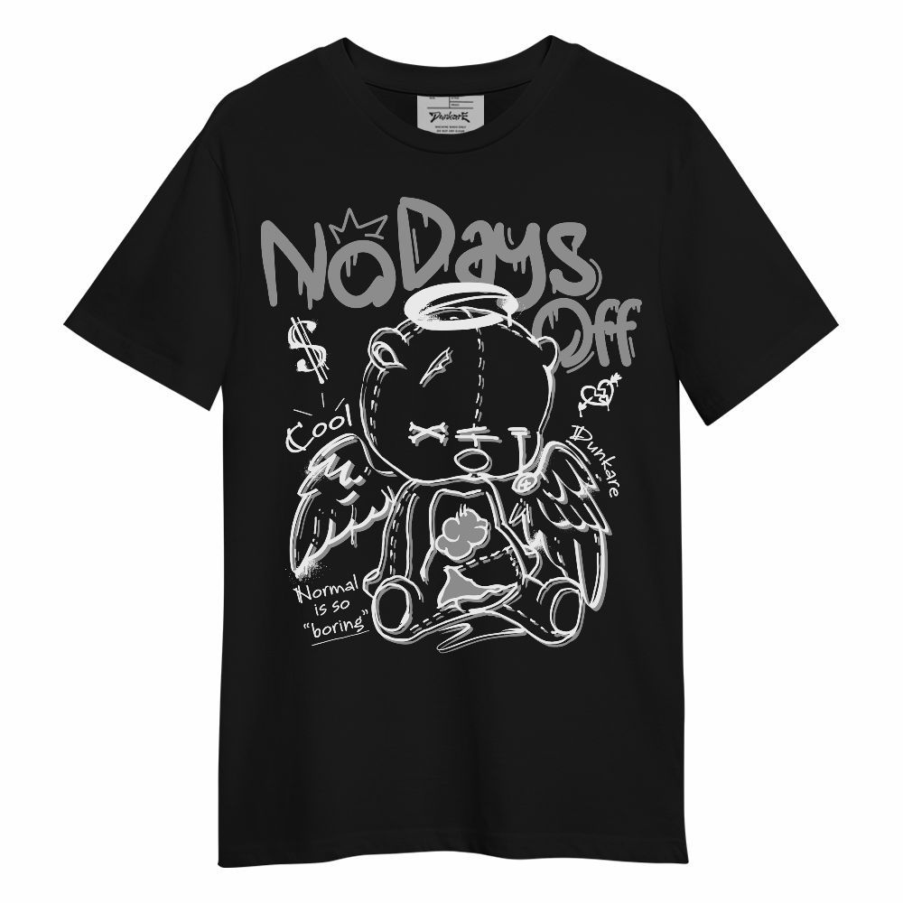 Shirt To Match Black Wolf Grey 12s - No Days Off Unisex Shirt