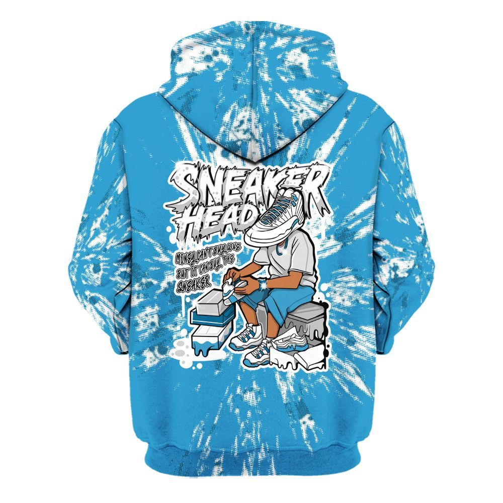 Hoodie To Match Powder Blue 9s - Sneakers Headache Graphic Luxury All Over Print