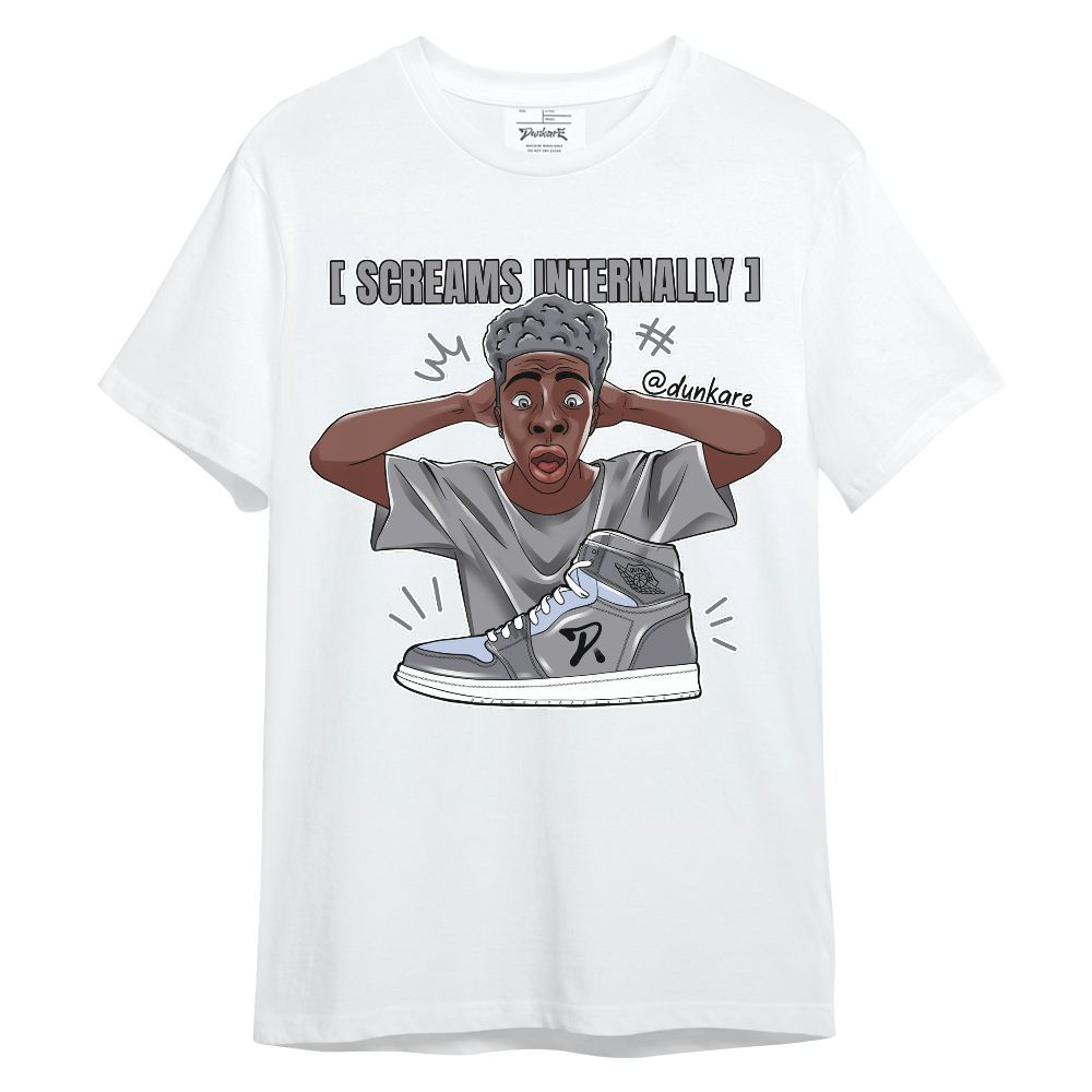 Shirt To Match Low Cement Grey 11s - Scream Internally Unisex Shirt