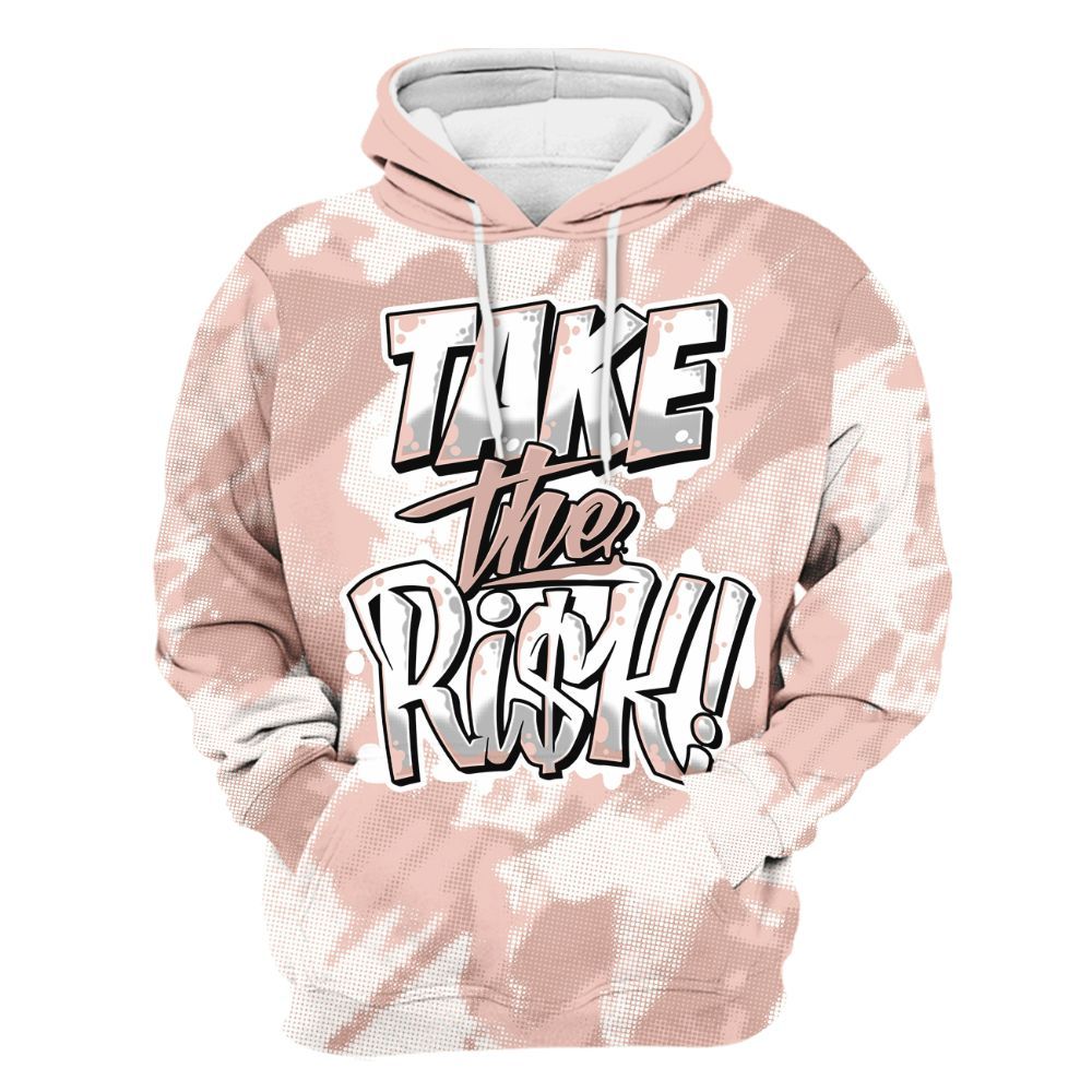 Hoodie To Match Low Legend Pink 11s - Take Risks Abstract All Over Print
