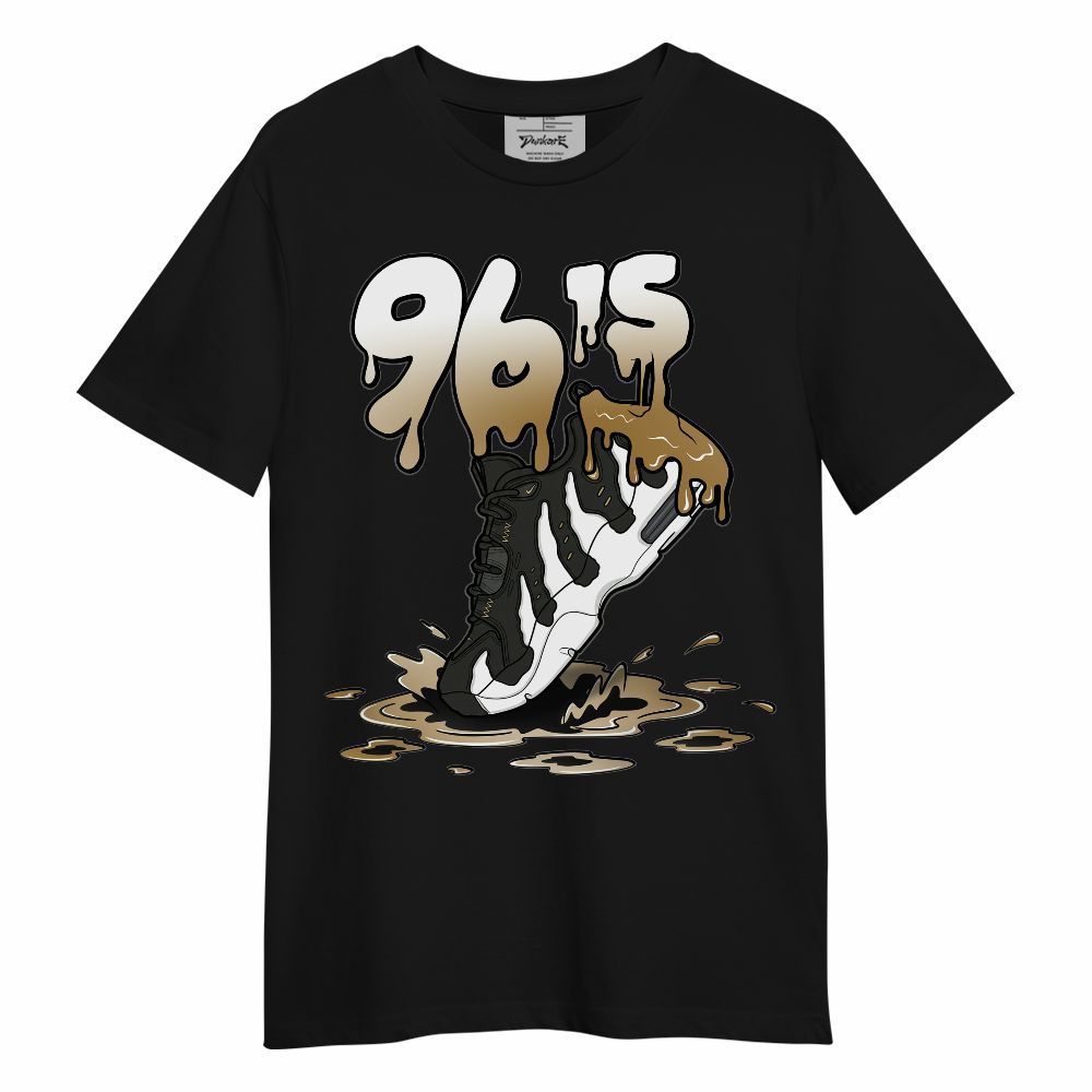Shirt To Match Max 96 Low Black White Gold - Sneaker Sludges Drip Graphic