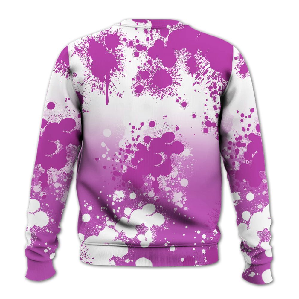 Sweatshirt To Match Hyper Violet 4s - Trust No One Scary All Over Print
