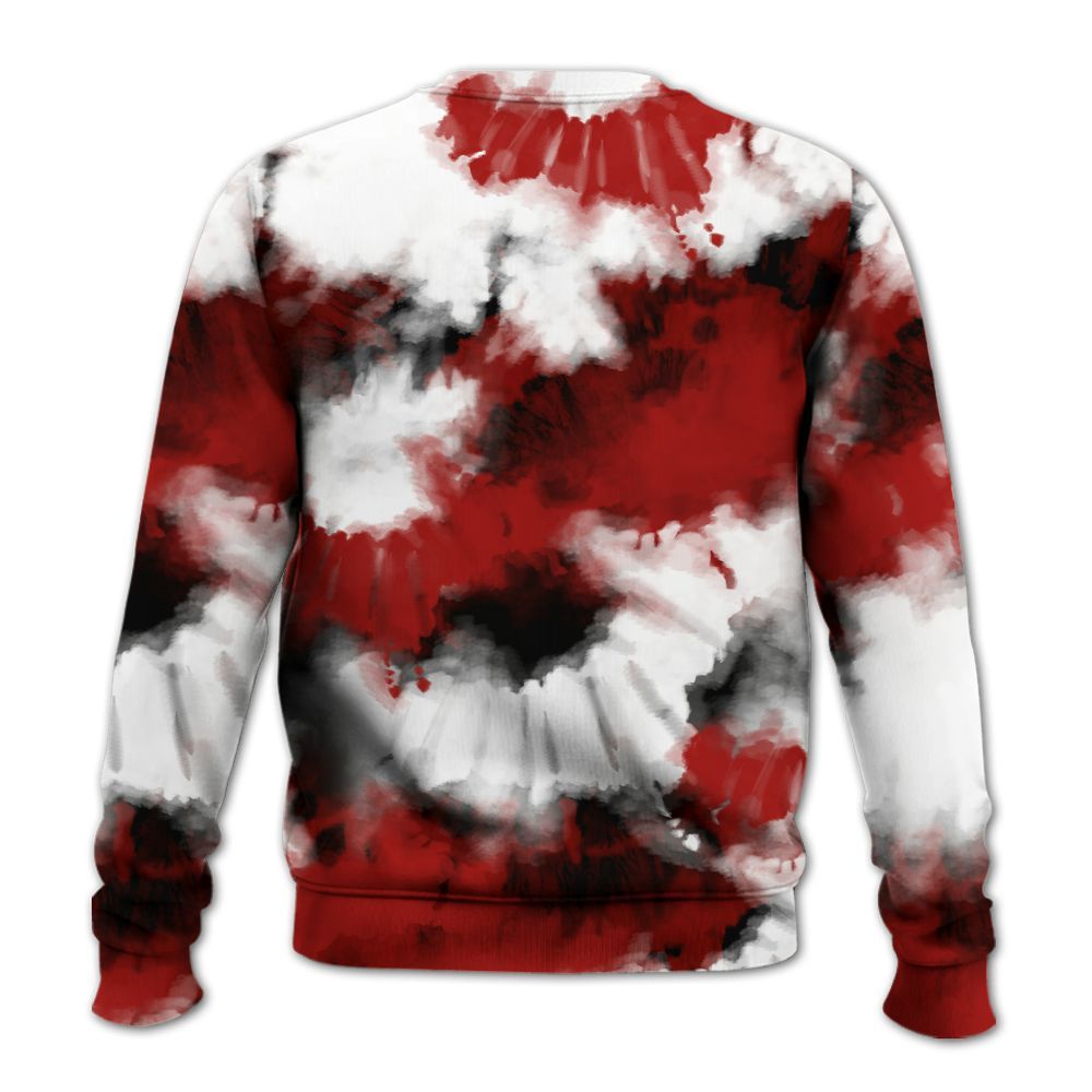 Sweatshirt To Match High OG Varsity Red 1s - Tie Dye FK Around Find Out All Over Print