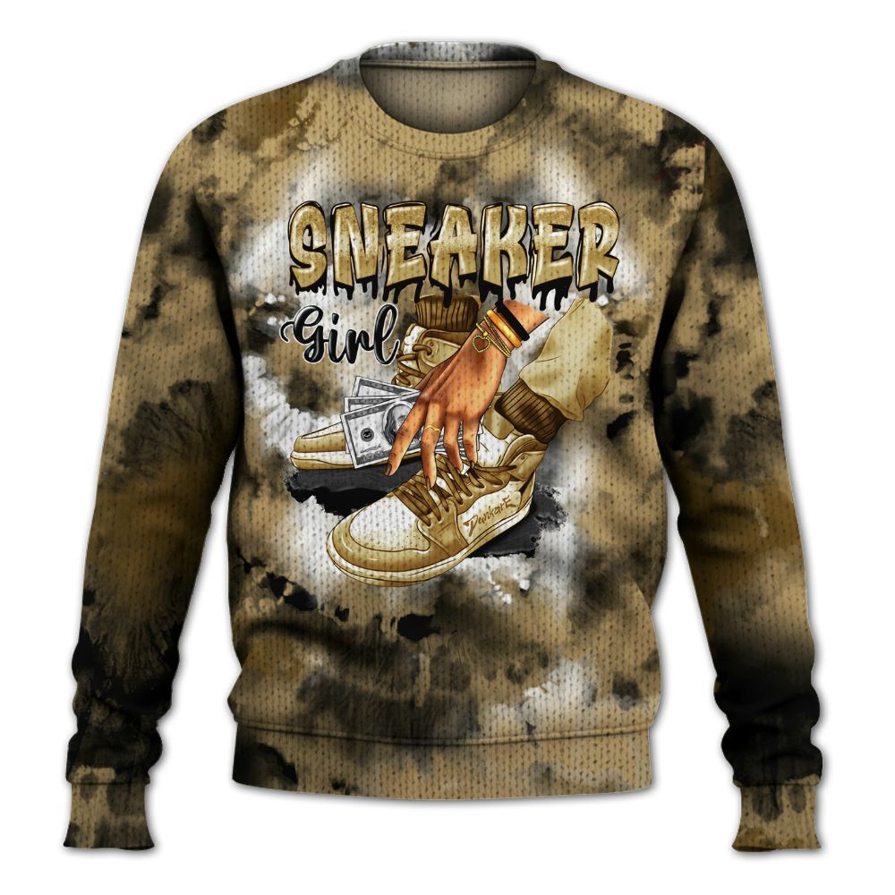Knitted Sweater To Match Black LD 1000 - SNEAKER Girl Money Drip Tie Dye