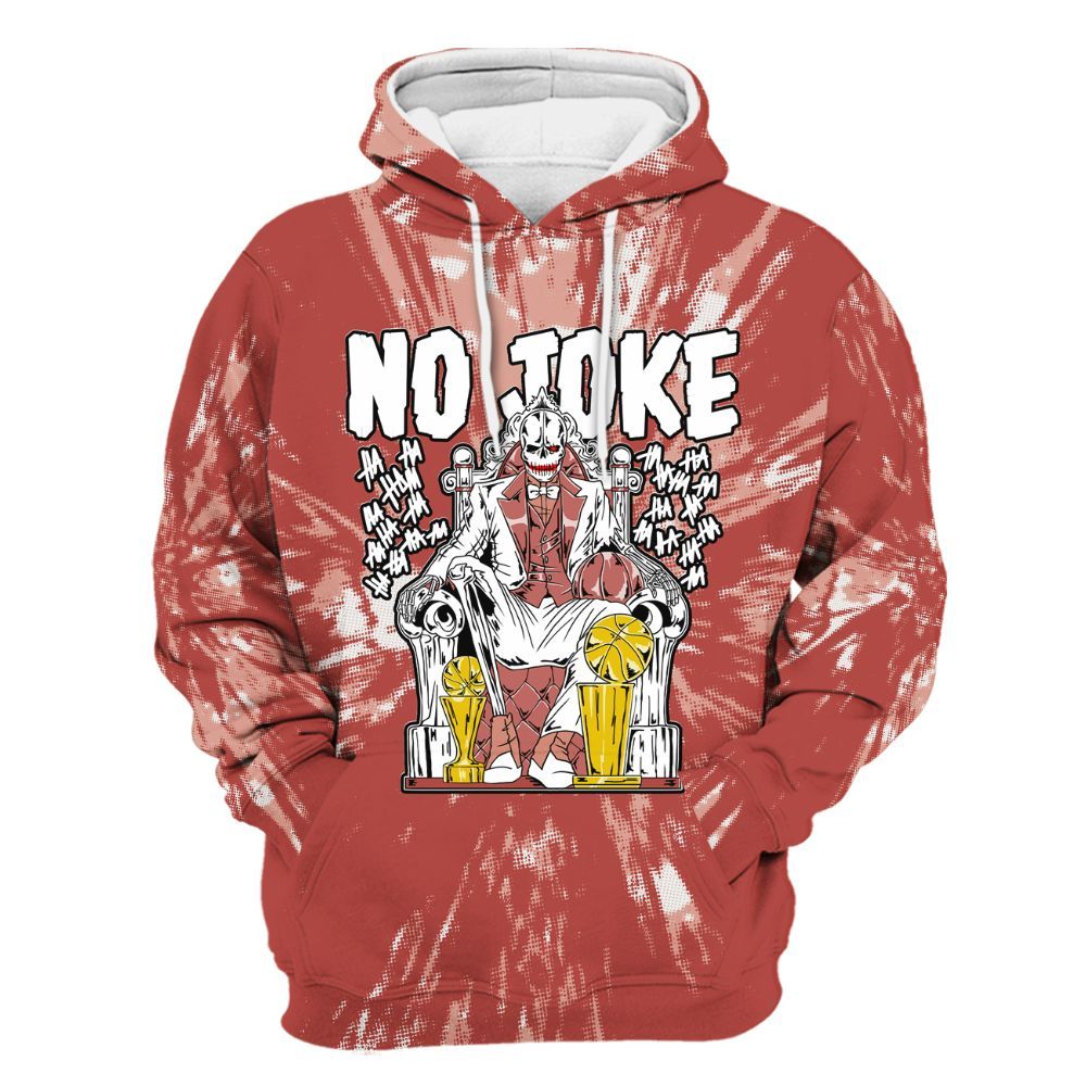 Hoodie To Match Dune Red 13s - Ain't Joke Skeleton Luxury All Over Print