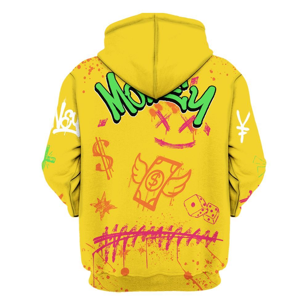 Hoodie To Match Max 95 Woven Multi - Everybody Paid In Full Crayon All Over Print