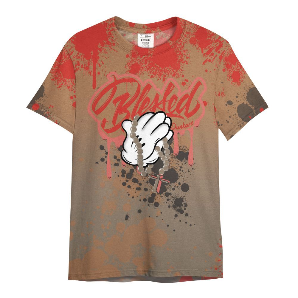 Shirt To Match Air Max Rocky Distressed - God Blessed Ink Drip All Over Print