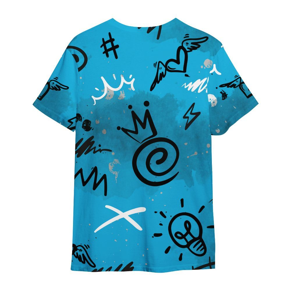 Shirt To Match Black University Blue 2026 14s - Drip Been Di2ferent All Over Print